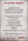 Festliches Buffet